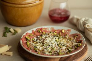 beef carpaccio LuMy Luxury